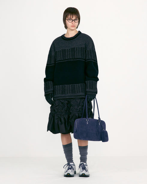 Jacquard Knit Sweater
