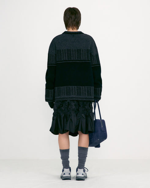 Jacquard Knit Sweater