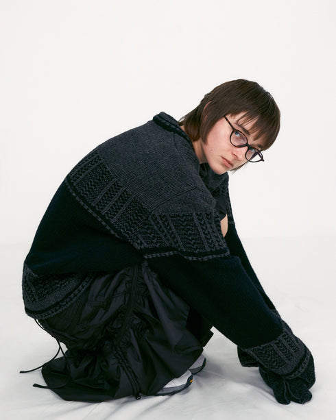 Jacquard Knit Sweater
