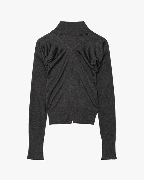 Layered Knit Cardigan