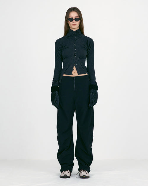 Layered Knit Cardigan