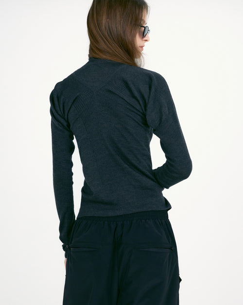 Layered Knit Cardigan