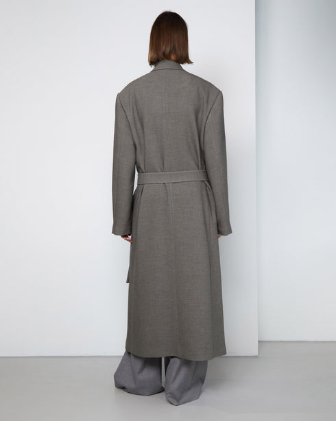 Over Fit Belted Coat