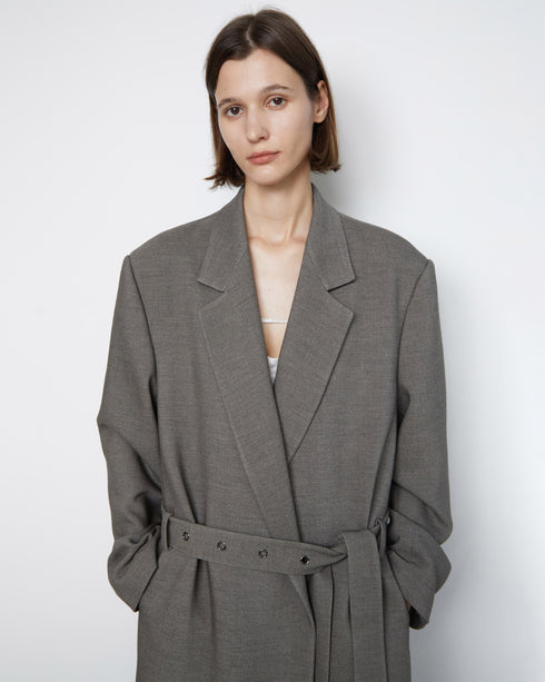 Over Fit Belted Coat
