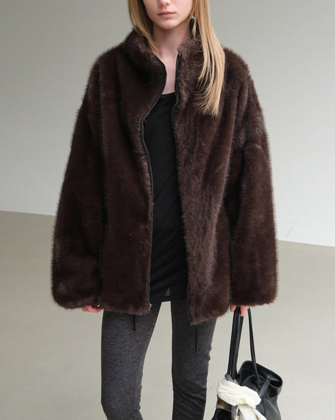 Reversible Faux Fur Jacket