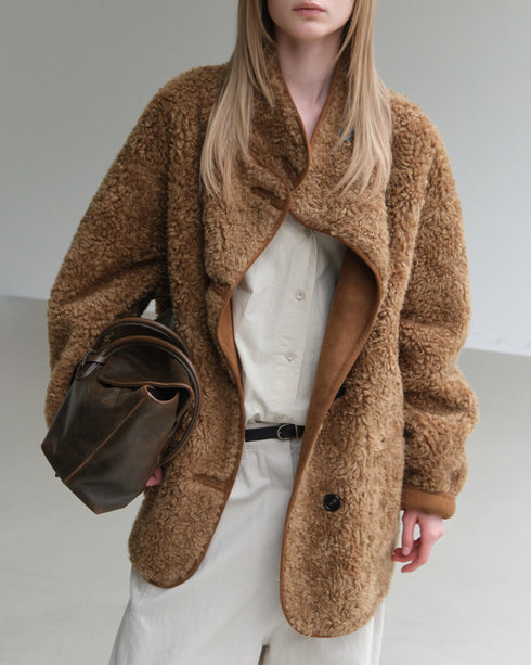 Reversible Faux Shearling Jacket