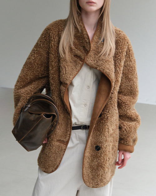 Reversible Faux Shearling Jacket