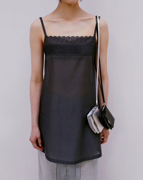 Sheer Lace Mini Dress