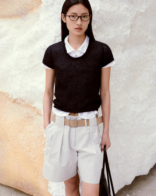 SS Mohair Knit Top