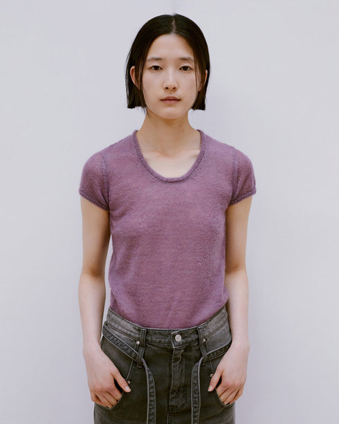 SS Mohair Knit Top