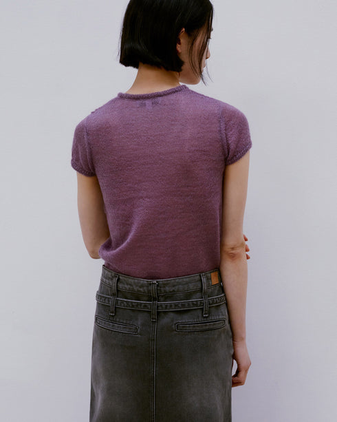 SS Mohair Knit Top