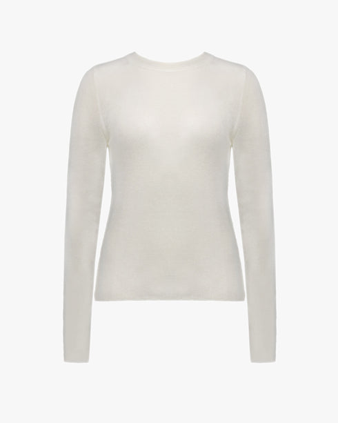 Sleek Mohair Knit Top