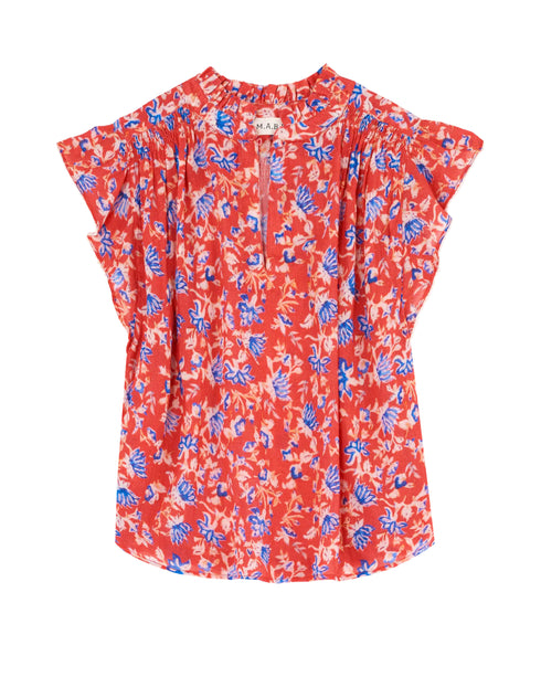 Ria Print SS Top