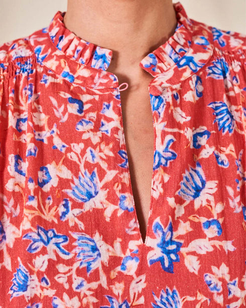 Ria Print SS Top