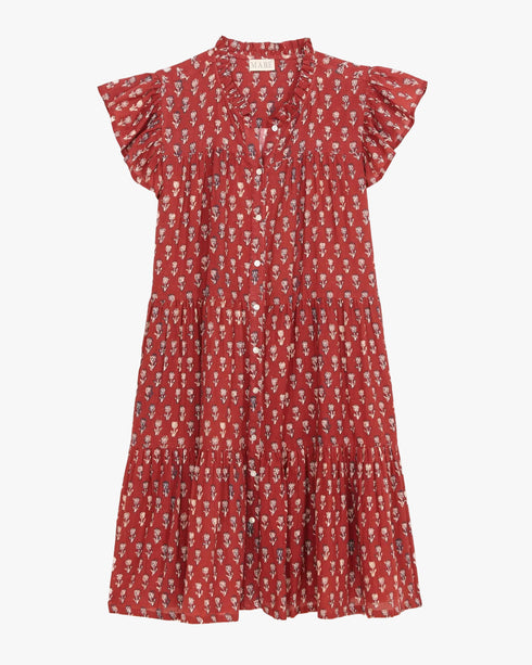 Ari Print Frill Sundress