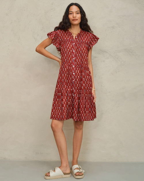 Ari Print Frill Sundress