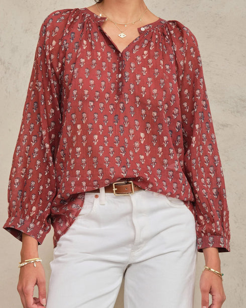 Ari Print LS Top