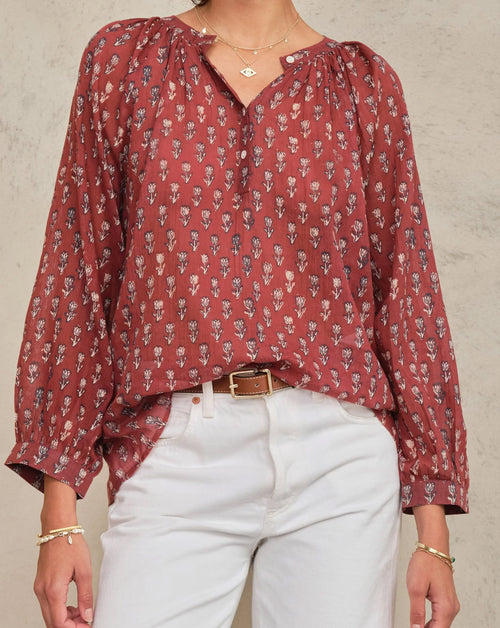 Ari Print LS Top