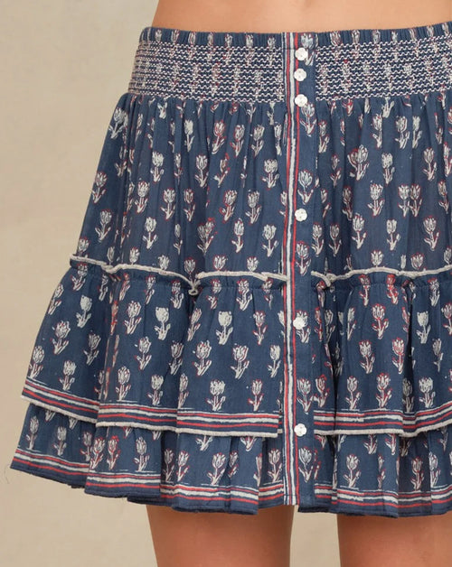 Ari Print Mini Skirt