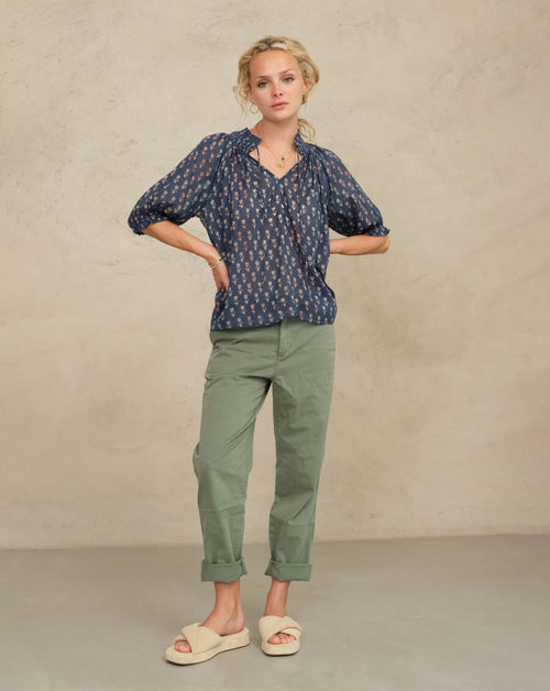 Ari Print SS Top