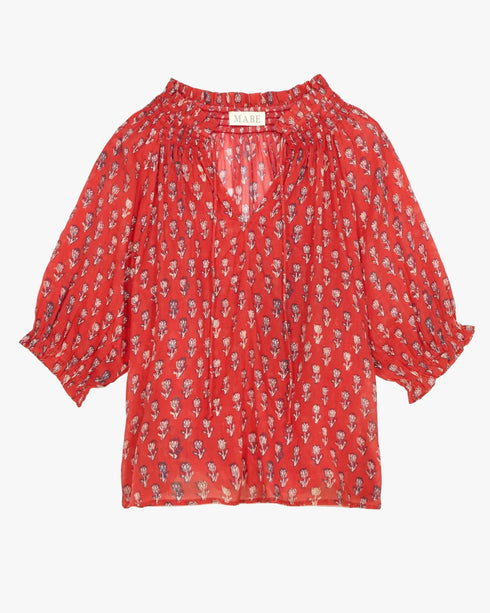 Ari Print SS Top