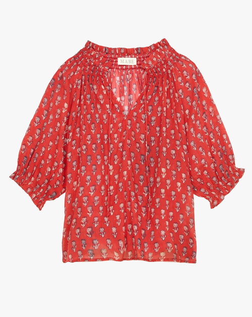 Ari Print SS Top
