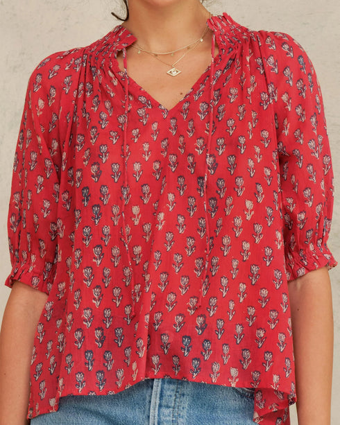 Ari Print SS Top