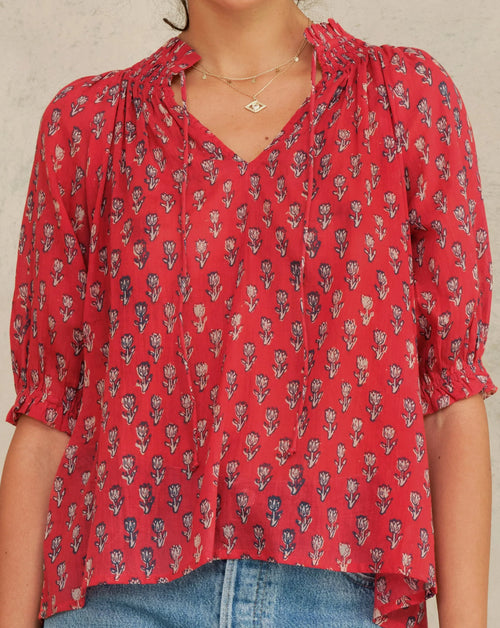 Ari Print SS Top