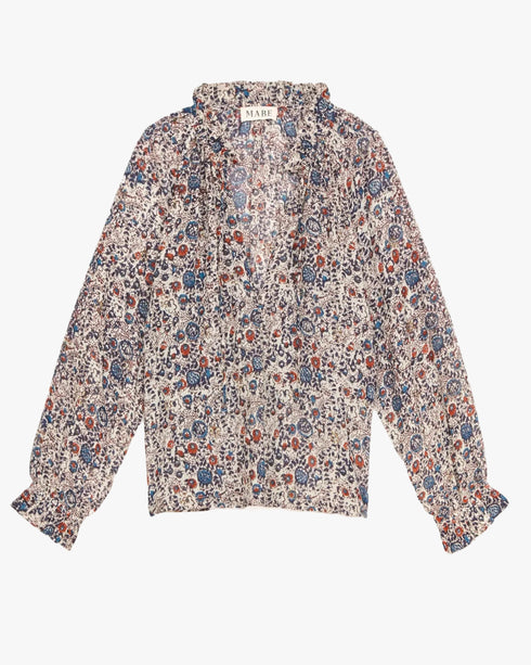 Cass Print LS Top