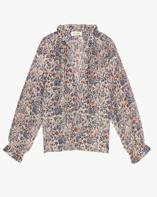 Cass Print LS Top