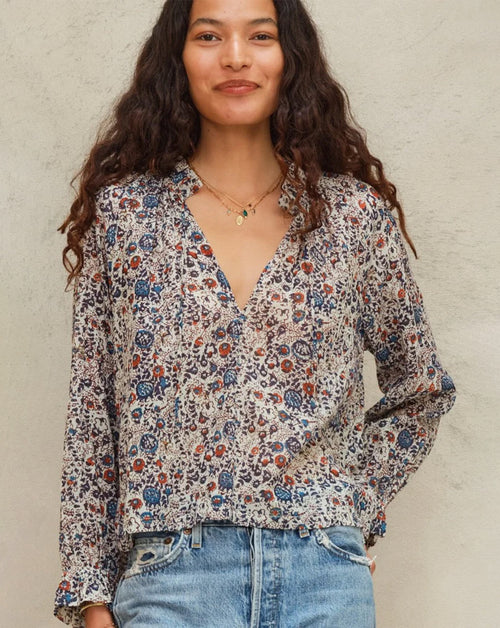 Cass Print LS Top