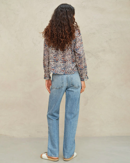 Cass Print LS Top