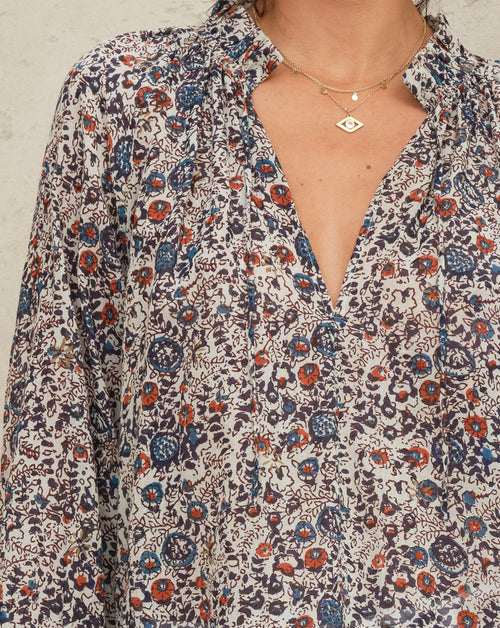 Cass Print LS Top