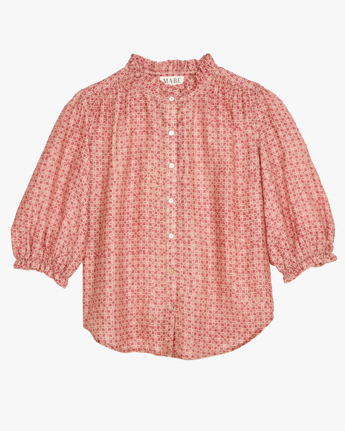 Cassia Print LS Top