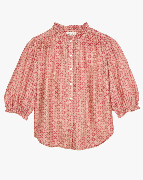 Cassia Print LS Top