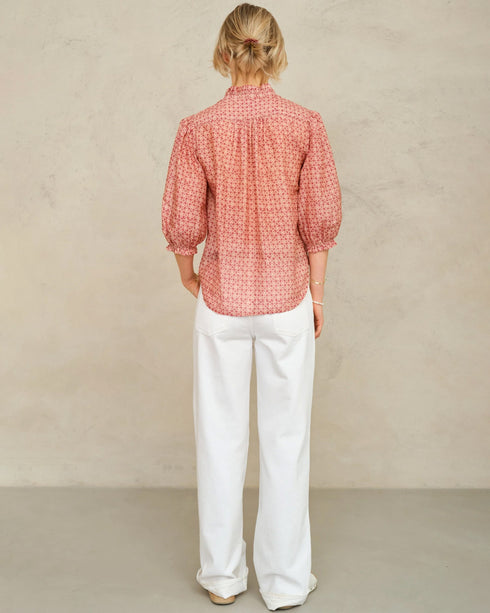 Cassia Print LS Top