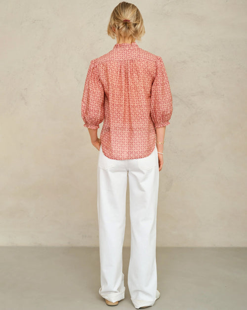 Cassia Print LS Top