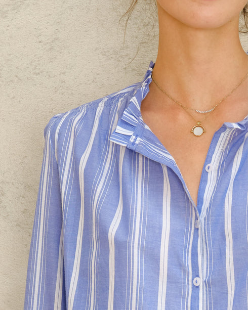 Chrissie L/S Stripe Top