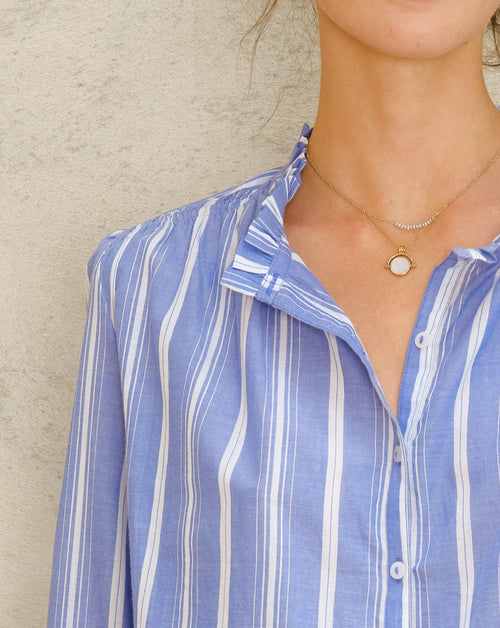 Chrissie L/S Stripe Top