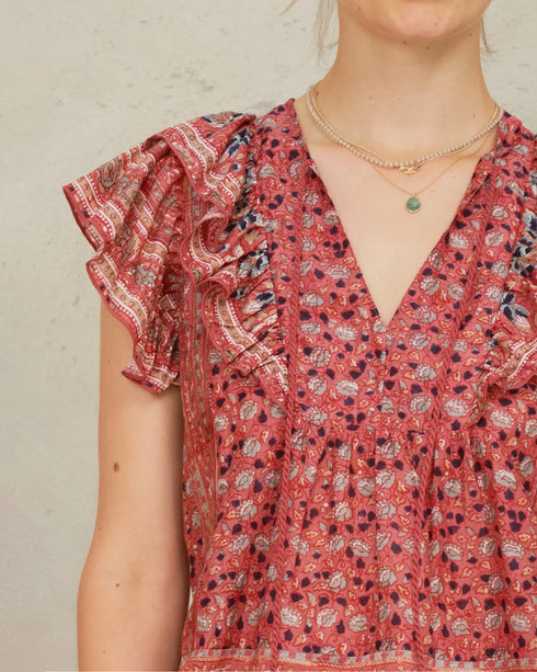 Darla Print SS Top