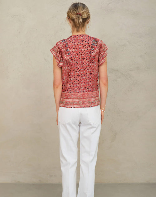 Darla Print SS Top
