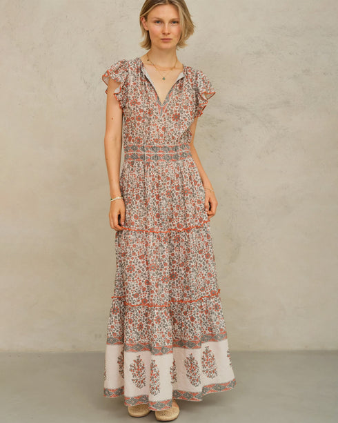 Della Print Maxi Dress