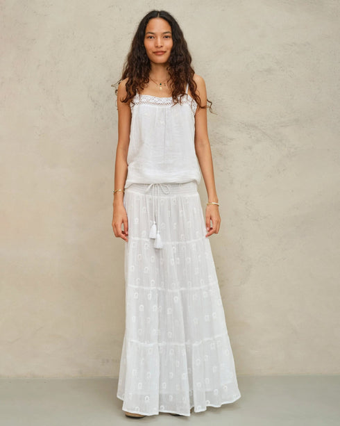 Frani Emb Maxi Skirt