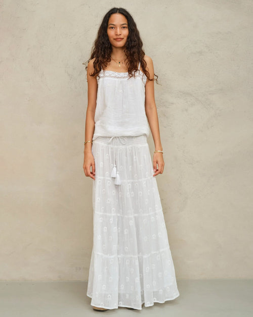 Frani Emb Maxi Skirt