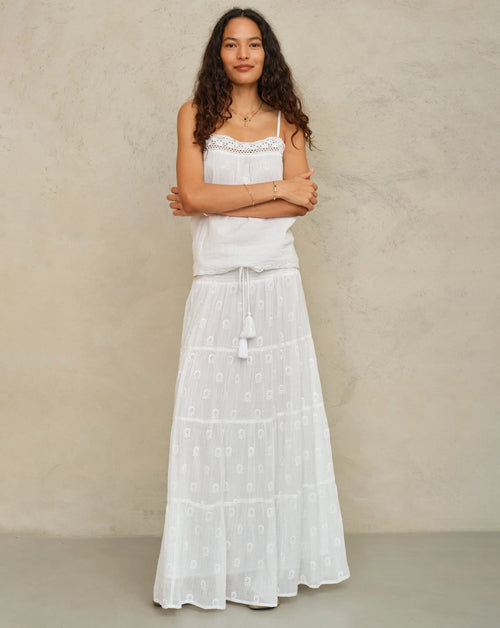 Frani Emb Maxi Skirt