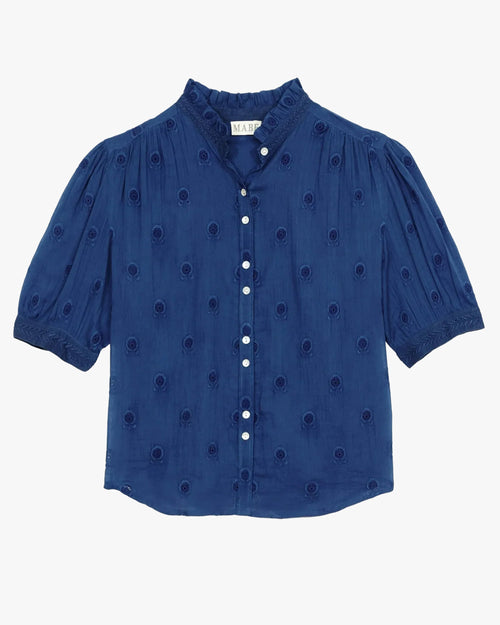 Frani Emb SS Top