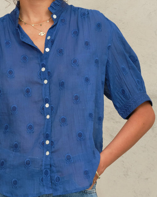 Frani Emb SS Top