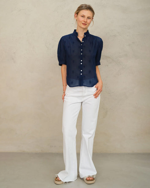Frani Emb SS Top