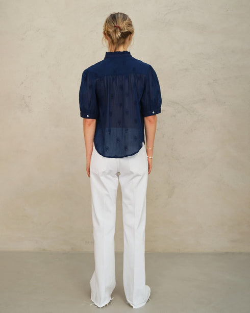 Frani Emb SS Top