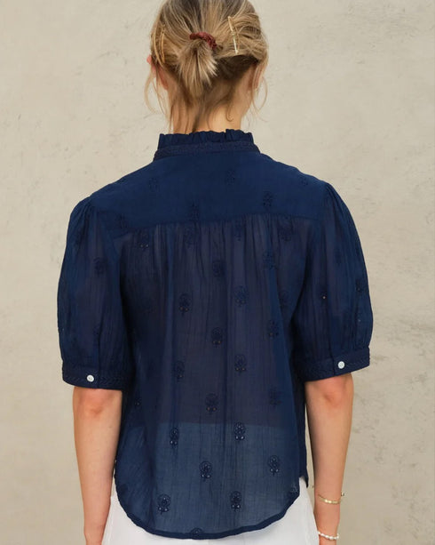 Frani Emb SS Top